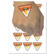 Earth Emissary UFO Spaceship Science Fiction Temporary Tattoo Set