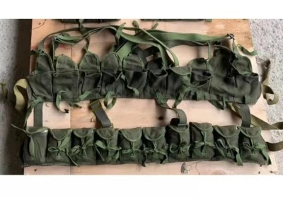 Chinese people's militia Mosin Nagant Type 53 Chest Rig Ammo Pouch Bandolier
