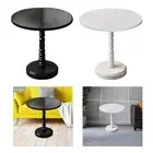 Side Table for Small Space Decorative End Table for Cafe Bathroom Restaurant