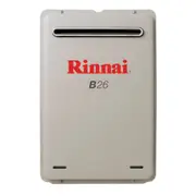 Rinnai 26L NG Gas Booster Builders 60C Instant Hot Water System B26N60A B26 Energy Efficient Continuous Hot Water Flow High Capacity for Large Home