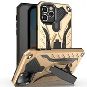 For iPhone 12 Pro Max Case, Armour Strong Shockproof Tough Cover Kickstand, Gold