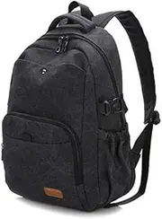 High Capacity Canvas Backpack Mens Vintage Laptop Bag -for Travel School Travel Gym Student durable Bag