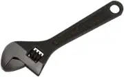 ADJUSTABLE SPANNER BLACK 6"/150MM - D03107