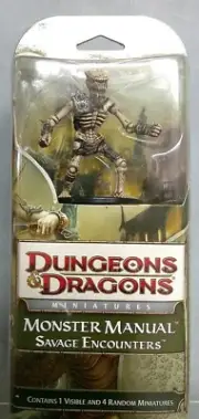 D&D Miniatures Monster Manual SAVAGE ENCOUNTERS SKELETAL CYCLOPS *NEW PACK*!