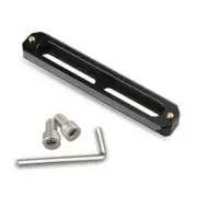 Aluminum Quick Release NATOs Safety Rail 1/4 AntiTwist Screw for Photography