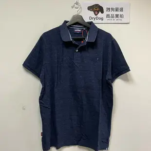 跩狗嚴選 特價 極度乾燥 Superdry Polo衫 牛仔藍 polo 素色 有機 純棉 短袖 素T