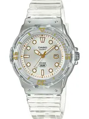 Casio Pop Translucid LRW-200HS-7EVEF Silver Plastic Womens Watch