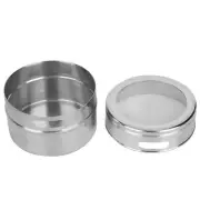 6Pcs/Set Stainless Steel Seasoning Box Spice Tank Jars Pepper Condiment