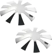 HAPINARY French Manicure Stencils Kit 2pcs Nail Art Molds Trimmer Tool Nail Art Making Template for Nail Salons Home DIY
