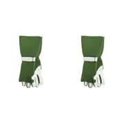 4pc Annabel Trends Second Skin Long Sleeve Sprout Garden Outdoor Gloves Olive