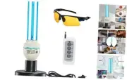 36Watts UV Sanitizer Lamp with Remote Control Powerful UVC Light with E26 Base