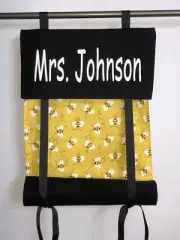 Bumble Bee Classroom Door Curtain Personalized Security Office Class Panel