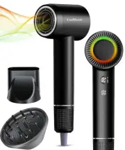 High-Speed Ionic Hair Dryer: 150000 RPM Brushless Motor 500 Millions Negative...