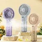 USB Rechargeable Spray Humidifier Fan with spray Cooling fan Office