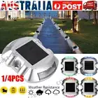 1-4x Solar Power 6 LED Road Marker Pathway Driveway Light Outdoor Deck Step Lamp
