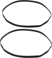 Homoyoyo 2pcs Turntable Belt Replacement: Rubber Drive Belts Record Player Repair Kit Turntable Fixing Cassette Tape Machine Accessories