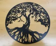 Tree of life metal wall art plasma cut decor gift idea mother's day
