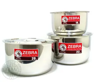 《享購天堂》ZEBRA斑馬牌INDIAN印加調理湯鍋16cm/1.5L 高品質304不銹鋼調理鍋 電鍋內鍋