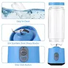 Portable Blender USB Rechargeable 15oz Personal Blender For Shakes And Smooth