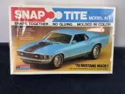 Vintage Monogram Sealed Snapfit 70 Mustang Mach I 1/32 Model Kit 1030