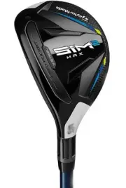 NEW LH TaylorMade SIM2 Max 19* 3 Hybrid/Rescue Graphite Ventus Blue 7-S Stiff