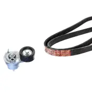 Gates Alternator Micro-V Ribbed Belt Kit for Vauxhall Zafira M75 1.6L 85KW 06-On