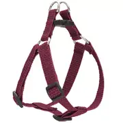 6 Pack Eco Step-In Dog Harness, Non-Restrictive, Berry, 3/4 x 20 to 30-In. 36945