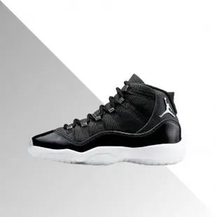 【NIKE 耐吉】Air Jordan 11 Retro Jubilee GS 25周年 黑銀 大魔王 AJ11 大童 女鞋 378038-011