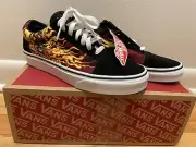VANS Old School ( SAMURAI RISING ) BLACK / TRUE WHITE Fast Ship! 5.5 M 7.0 W