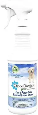 OdorBiotics Pet Stain & Odor Remover - Use for Dog Bedding Playpens Crates Carri