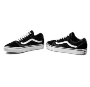 Vans "Old Skool" Sneaker GBlack/White) Unisex Classic Skate SIZE 5 Men/6.5 women