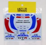 Decal Tabu Design Nissan GT-R Club Lemans Le Mans 1995 Nismo 1:24 24022 Skyline