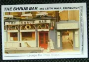 Matchbox label Bouldens Pub Inn The Shrub Bar Leith Walk Edinburgh MM292