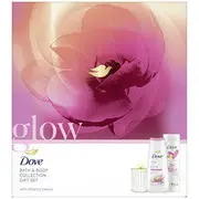 Dove Glow Bath & Body Collection Gift Set