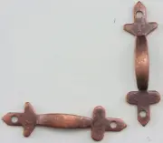 CLASSICS Door Pulls Oil Rubbed Bronze 2pk Dollhouse 1" Scale Miniature CLA05519