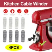 4 Park Winder Cord Holder for Kitchen Appliances Cord Organizer Cord Wrap AU NEW