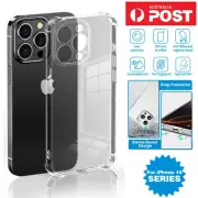 For iPhone 16 Pro Max 16 Pro 16 Plus Shockproof Clear Gel Case