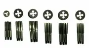 TAP DIE SET BSF 3/16" TO 1/2" - 6 SIZES TAPS & DIES - BRITISH STANDARD FINE SET