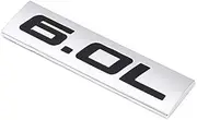 SCPCKZETZN Metal 6.0L 6.1L 6.2L 6.4L Energy Emblem Badge Trunk Car Sticker Decal Fit For CHEVROLET Fit For CHEVY Fit For FORD Fit For DODGE Fit For TOYOTA Fit For HONDA Fit For Mazda Fit For Cadillac(