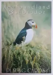 Newfoundland and Labrador with Bird Souvenir Playing Cards