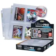 UltraPro Premium Series 4-Pocket Secure Page (100ct) for Toploader - Panini Bag