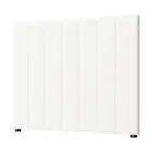 Oikiture Bed Frame Headboard King Single White Boucle