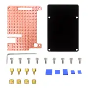 Thin Copper Heatsink Protective Passive Cooling Case Set For Raspberry Pi 4B