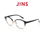 【JINS】 CLASSIC TREND 經典雙材質大框眼鏡(特ALCF15A308) 黑金