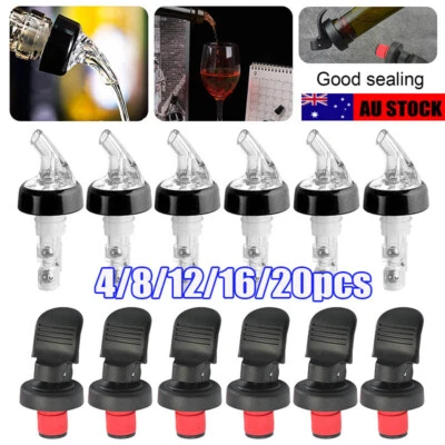 30ml Dispenser Spirit Pourer Measure Nip Liquor Shot Bottle Stopper Sealing Tool
