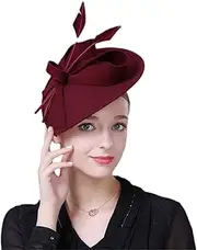 [Bollrllr] Ladies Wool Jazz Hat Classic Vintage Fedora