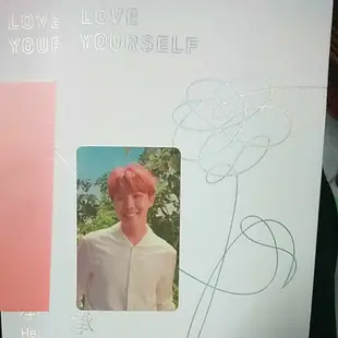 BTS防彈少年團love yourself承her O版附號錫J-hope小卡