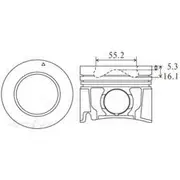 Austral Piston Set - PO1308 STD