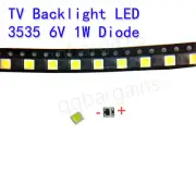 Sharp TV Backlight LED Diode SMD 3535 3537 6V 1W Cool White Vizio LG RCA 10PCS