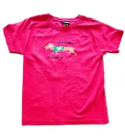 Vintage Paul Frank Womens Tshirt, Weenie Dog, Red, Large